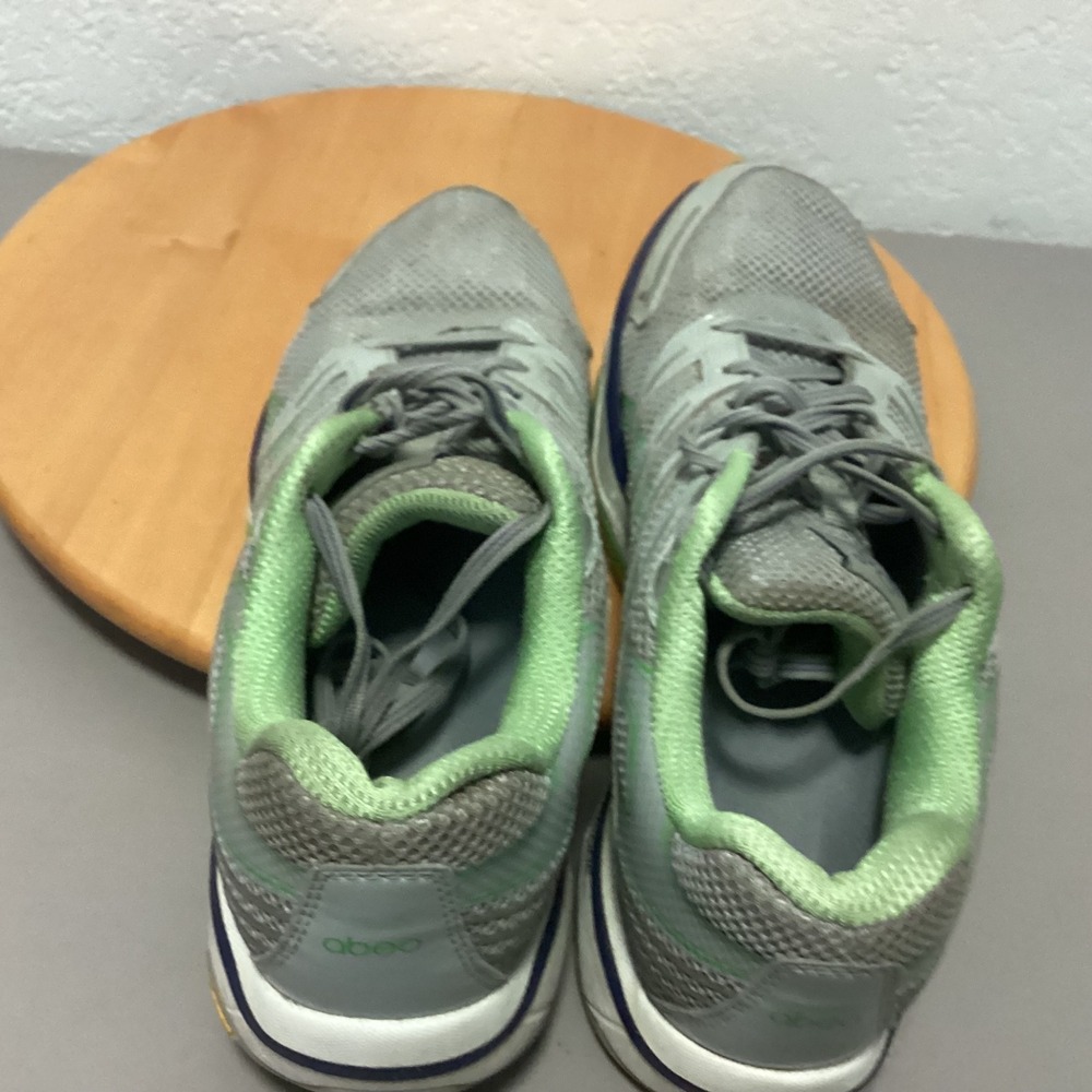 Abeo Sydney Womens Gray‎ Green Vibram Athletic Walking Running Shoes Size 10 - Picture 8 of 16